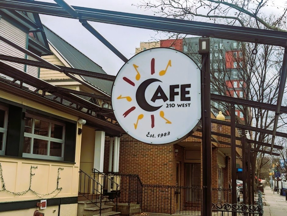 Cafe-210-West Cafe 210 West exterior.